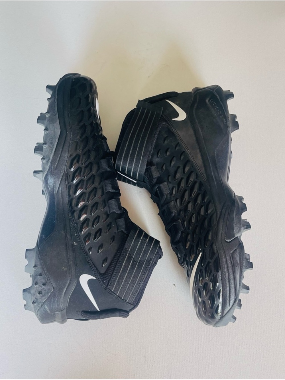 Mens 14 Nike Force Savage Pro 2 Shark Black Football Cleats BV5448-001 New - Picture 8 of 10